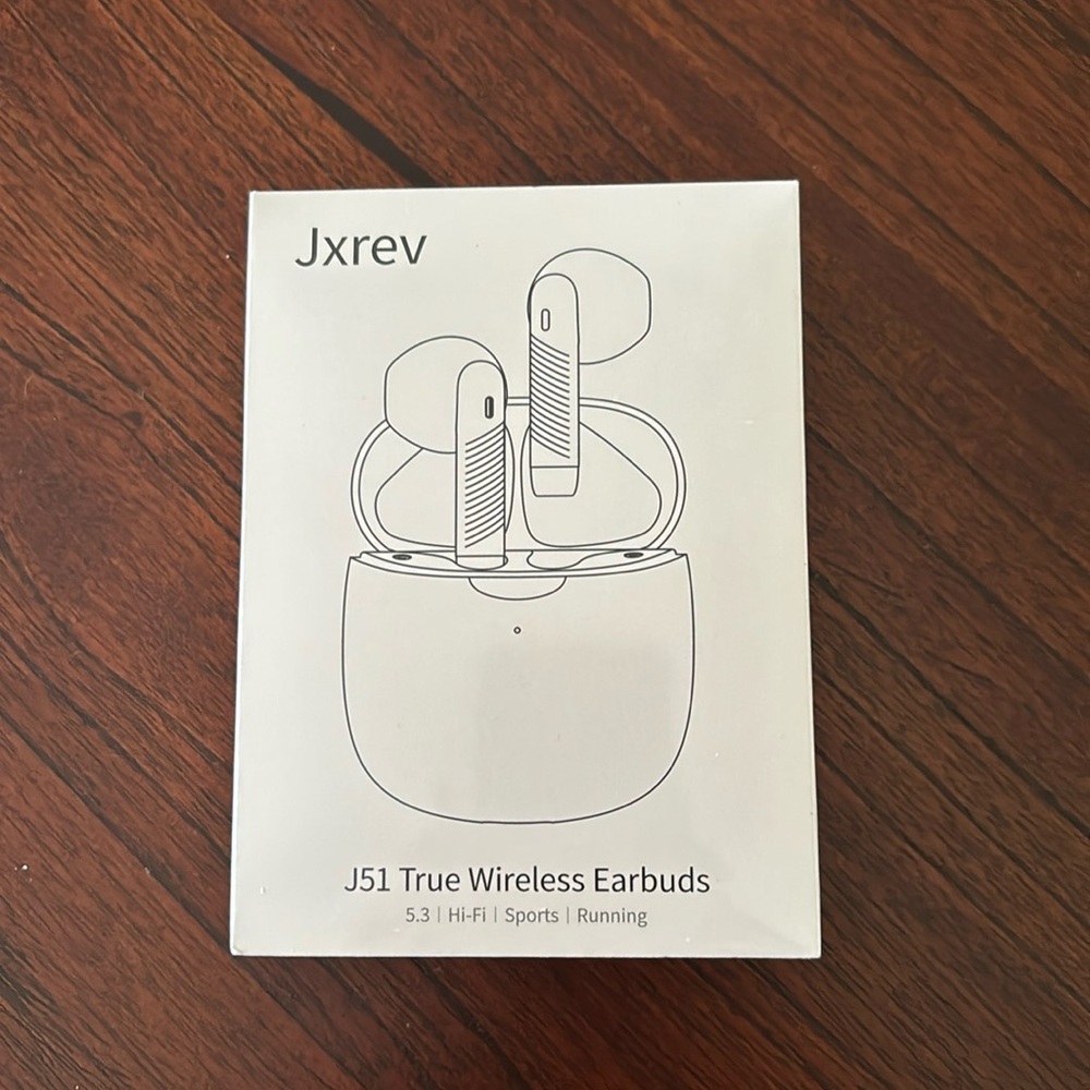 NEW!! IN BOX…JXREV WIRELESS EARBUDS